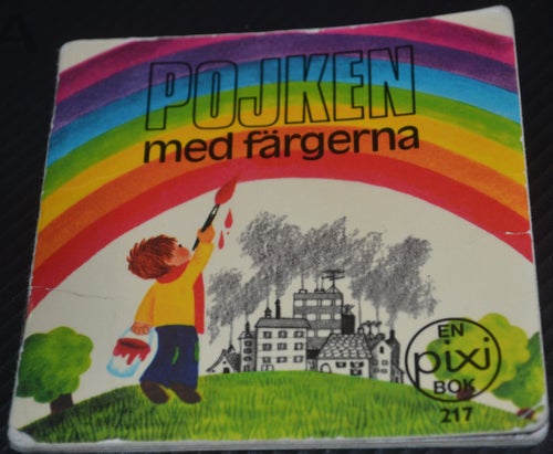 Äldre Pixibok Pojken med färgerna