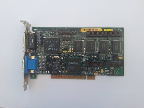 Retro - Matrox MGA Millennium 4MB PCI Grafikkort