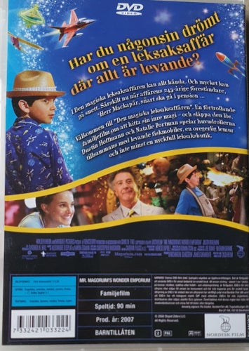 6DVD Spöktimmen + Den Magiska Leksaksaffären, Kalle och Chokladfabriken,