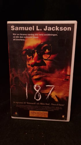 187 (VHS) Samuel L Jackson - HYR/EX-Rental