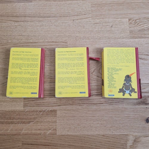 Pippi Långstrump av Astrid Lindgren, 1961 och 62