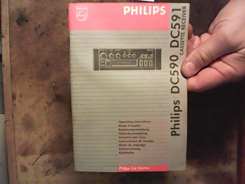 Philips DC590 - DC591 instruktionsbok bilstereo