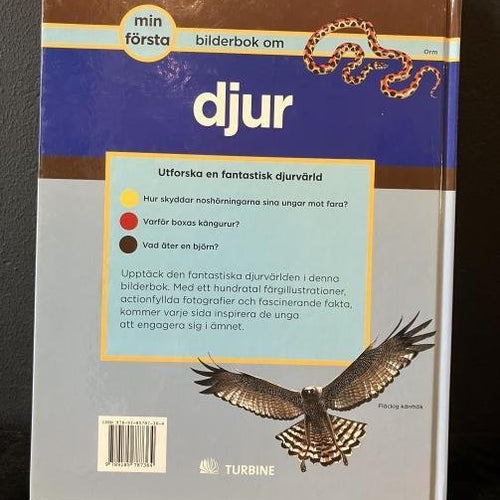 Bok - Min Första Bilderbok om Djur - 100-tals fakta mer än 250 illustrationer