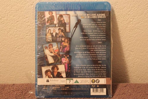 WHITNEY HOUSTON A TRIBUTE BLU-RAY NY INPLASTAD