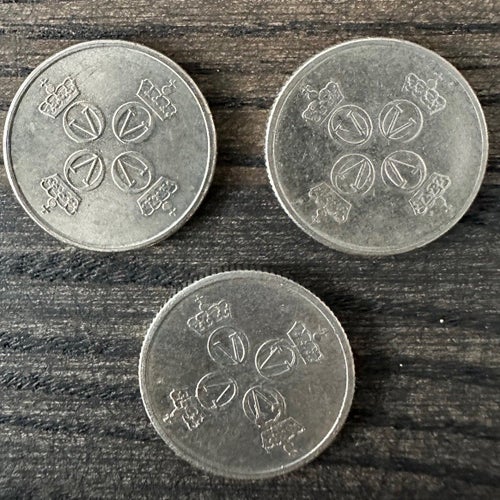 Mynt: Norge 25 Øre 1981-1982 / coin Norway
