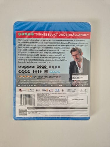 The Square av Ruben Östlund inplastad Blu-ray helt ny Swedish movies Cannes