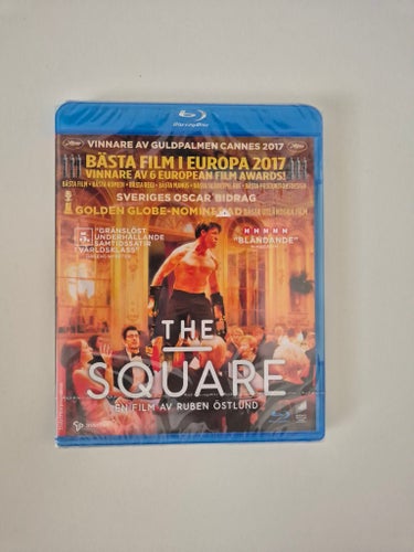 The Square av Ruben Östlund inplastad Blu-ray helt ny Swedish movies Cannes