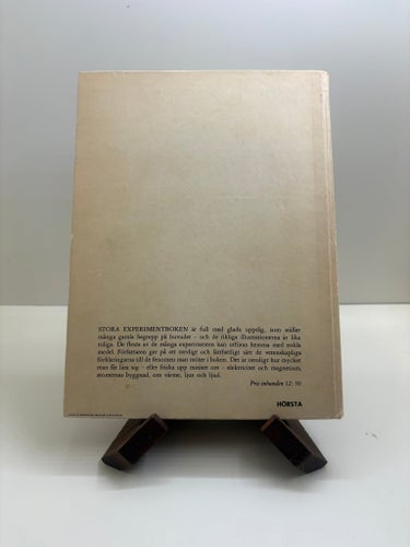Stora Experimentboken – Leonard de Vries - Hörsta (Lovisa Tryckeri 1959)