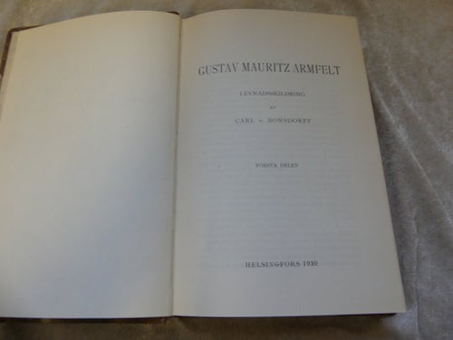 Gustav Mauritz Armfelt av Carl v. Bonsdorff