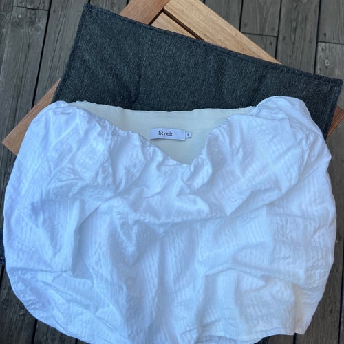 Stylein vit bandeau topp, storlek S