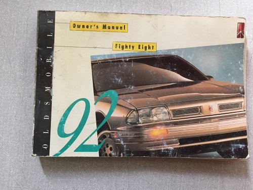 1992 Oldsmobile Owners Manual Eighty-Eight