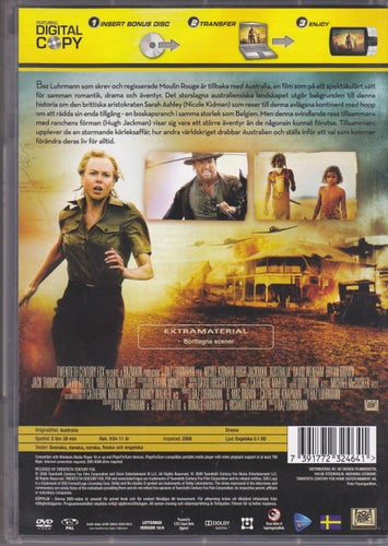 DVD / Australia / Nicole Kidman, Hugh Jackman, Bryan Brown / Nyskick