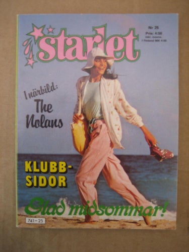 Starlet Nr:25-1982(Idolbild på The Nolans, Peter Malmsjö)