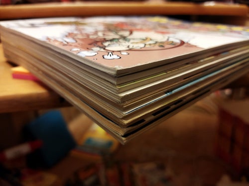 Samling seriealbum Åsa-Nisse album flera nummer 9 styck lot-nr 5