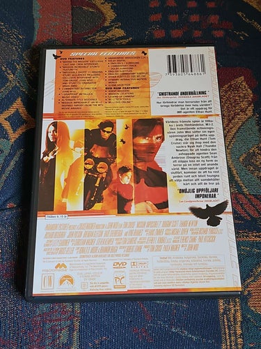M:i-2 Mission Impossible 2 - Tom Cruise DVD (Svensk Text)