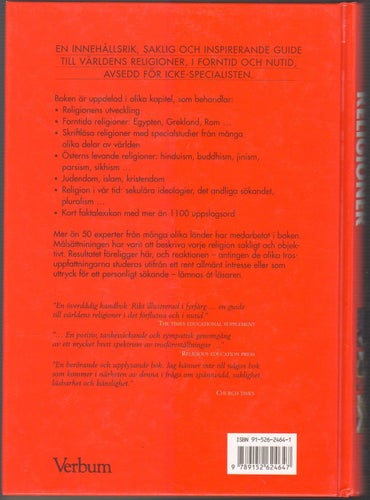 Världens religioner: en innehållsrik handbok, sakliga och objektiva texter...