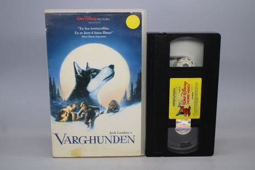 Disney Varghunden - Jack London - Svensk text - fd hyrfilm ex rental VHS