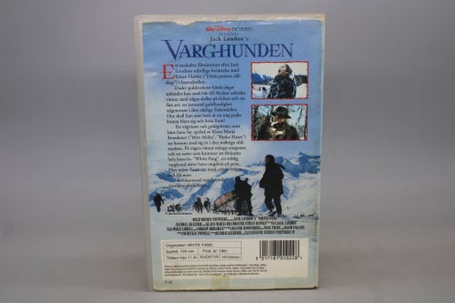 Disney Varghunden - Jack London - Svensk text - fd hyrfilm ex rental VHS