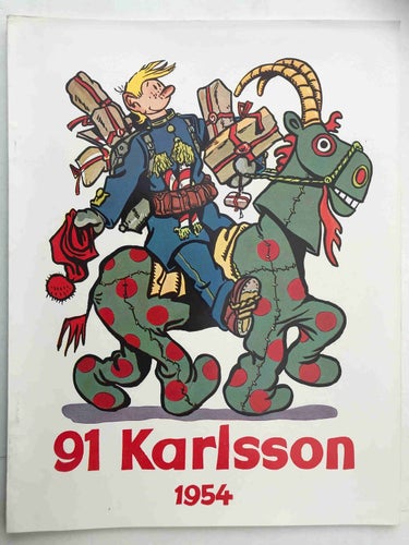 91:an Karlsson Julalbum 1954: Oläst!