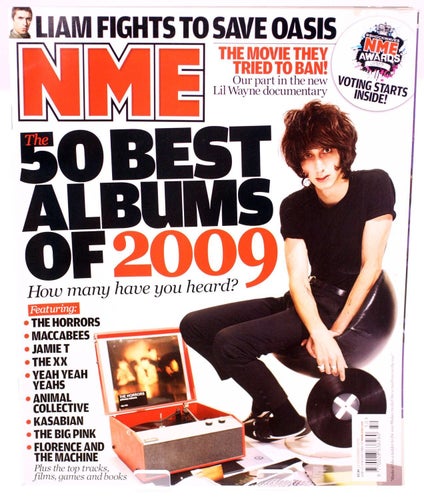 NME Magazine-December 12th 2009-The Horrors front cover-NEW-Weight 148g-FREEPOST