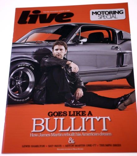 Mail on Sunday 'LIVE' James Martin/car special issue-NEW-Weight 112g-FREE POST