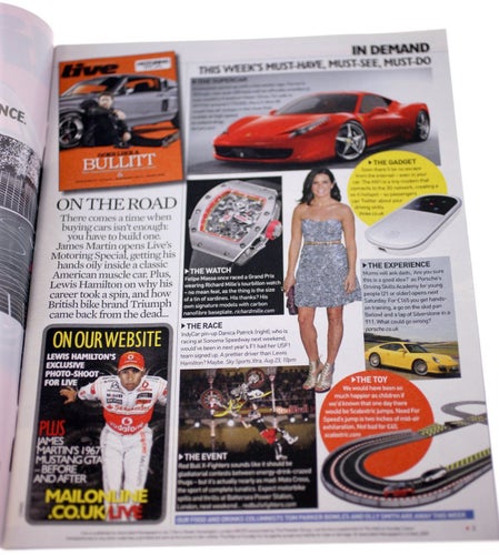 Mail on Sunday 'LIVE' James Martin/car special issue-NEW-Weight 112g-FREE POST