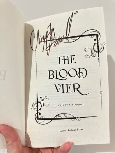 The Blood Vier av Christy R. Harrill, 2022 SIGNED