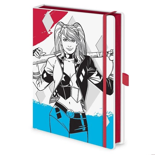 BATMAN HARLEY QUINN COME OUT & PLAY PUDDIN’ PREMIUM A5 ANTECKNINGSBOK Merch