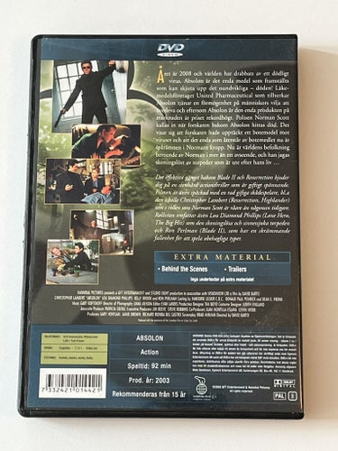 Absolon (Christopher Lambert & Lou Diamond Phillips, 2003). Beg. DVD