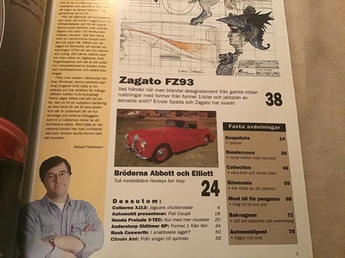 AUTOMOBIL NR 9 1993 RUSH COSWORTH,FERRARI ZAGATO FZ93,HEALEYS,HONDA PRELUDE