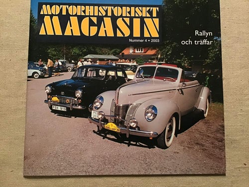 MOTORHISTORISKT MAGASIN NR 4 2003 SKANSEN,SLUTET FÖR VAUXHALL,FIAT 1100