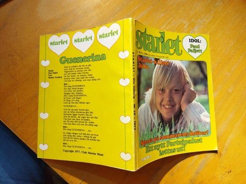 Starlet 1977 nr 30 Starlet killen Juha Lalla Hansson Lena Andersson Paul Paljett