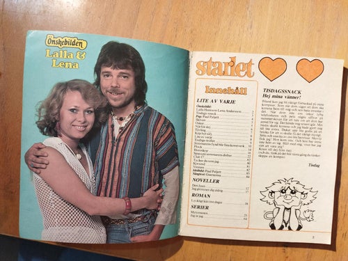 Starlet 1977 nr 30 Starlet killen Juha Lalla Hansson Lena Andersson Paul Paljett