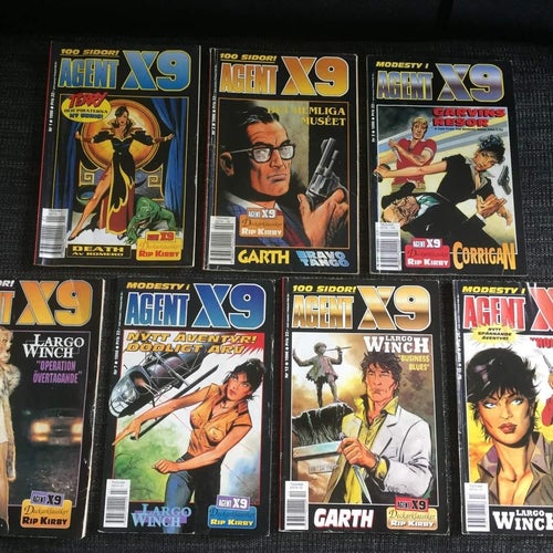 AGENT X9 / 1996 / 7st / # 1-3, 6-7, 12-13