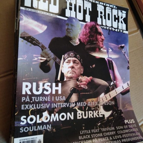 Red hot rock magazine 2008 nr 41 Rush Solomon Burke