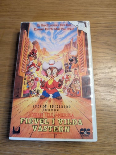 Promotion-vhs! Fievel i Vilda Västern VHS