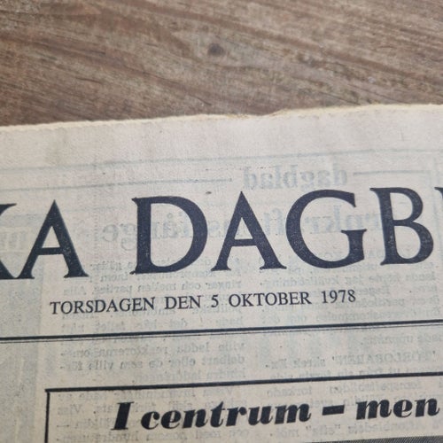 Svenska Dagbladet 5 oktober 1978