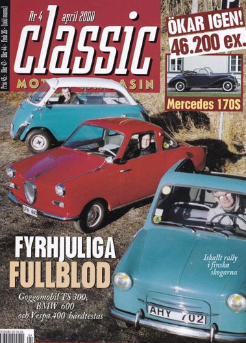 Classic 2000-4 Vespa.Goggomobil.BMW 600.Moped.MB.Lark