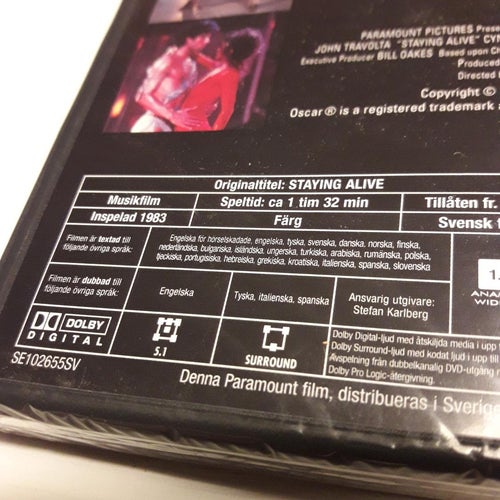 STAYING ALIVE. INPLASTAD DVD
