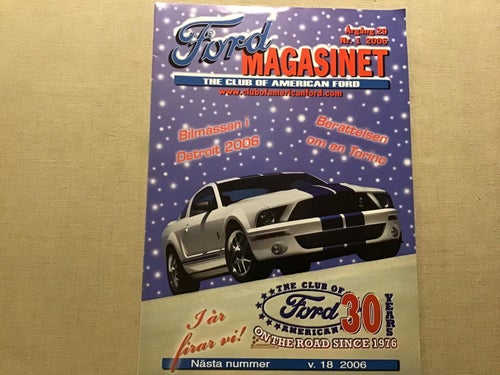 FORD MAGASINET NR 1 2006 TURINO,DETROIT 2006,BODAFORS 1978,