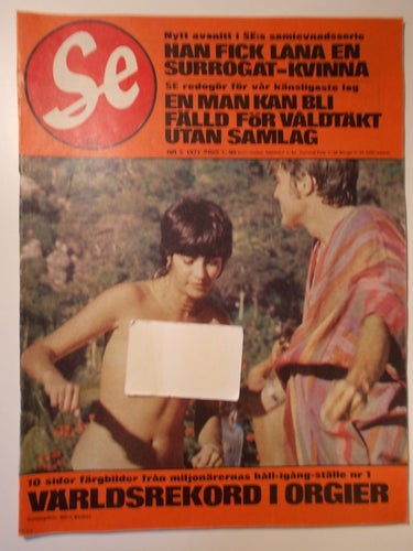 SE Nr. 5 1971 Hälleforsnäs Acapulco Magnus & Brasse Kummavuopio Kiruna