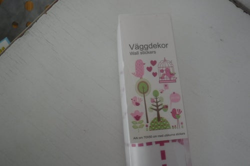 Oöppnad Kids consept väggdekor Pippi