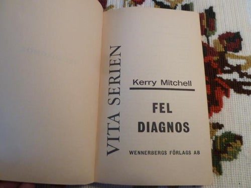 FEL DIAGNOS, K. MITCHELL, 1964,  BÖCKER