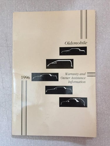 1996 Oldsmobile Warranty & Owner Assistance Information