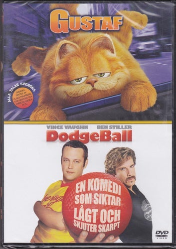 DVD 2i1 / Gustaf + Dodgeball / Vince Vaughn, Ben Stiller / Ny & Inplastad