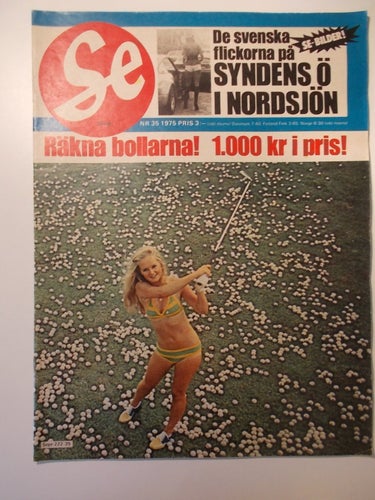 SE Nr. 35 1975 Vårat Gäng - Vad hände?, Sylt Syndens ö, Suzanne
