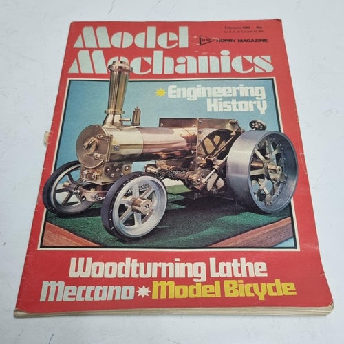 Model Mechanics tidning februari 1980 modellbyggen
