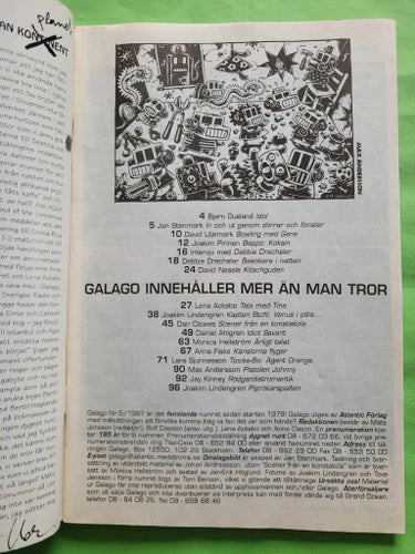 Galago nr 50 (nr 5 från 1997)