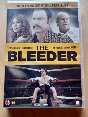 DVD-FILM "THE BLEEDER" MED LIEV SCHREIBER OCH ELISABETH MOSS FRÅN 2016