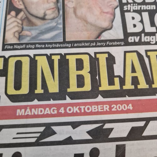 Aftonbladet tidning från 2004